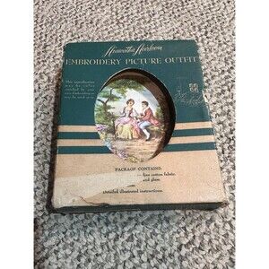 Vintage Hiawatha Heirloom Embroidery Picture Outfit Kit